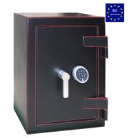 CLE.II.68.E Leather · Вогнезламостійкий сейф 2 класу опору