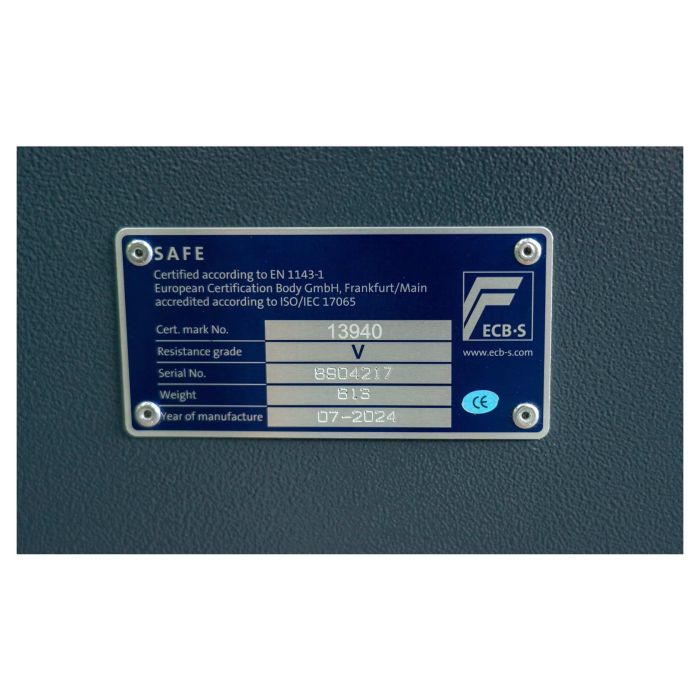 CLE.V.100.K.E.T · Зламостійкий сейф 5 класу опору (фото 10)