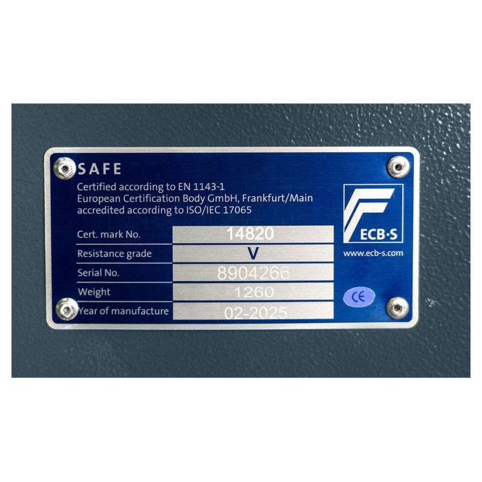 CLE.V.165.E Paxos · Зламостійкий сейф 5 класу опору (фото 4)