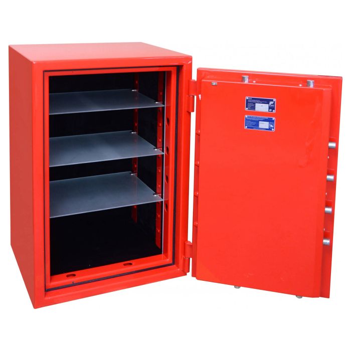 CLE.III.95.E Combi Gloss Red · Вогнезламостійкий сейф 3 класу опору (фото 1)