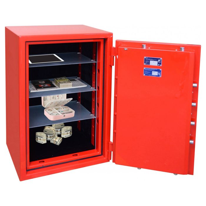 CLE.III.95.E Combi Gloss Red · Вогнезламостійкий сейф 3 класу опору (фото 2)