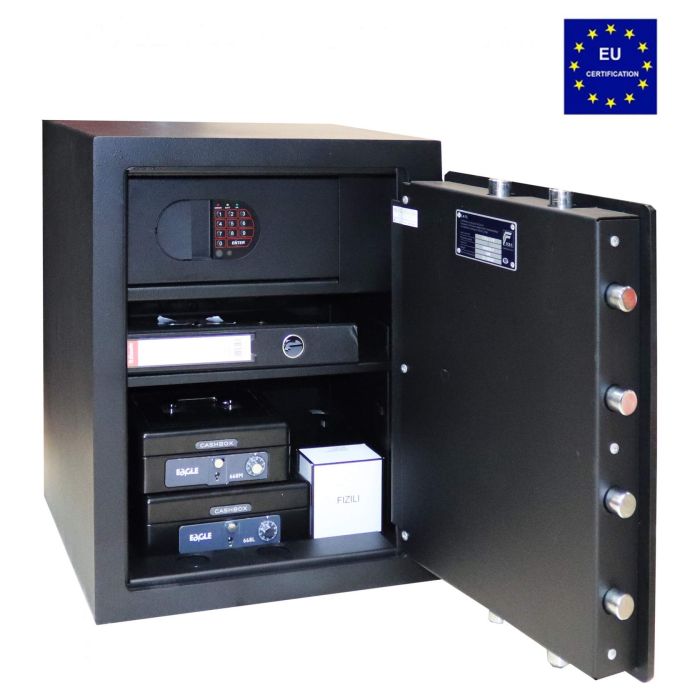 CLE.I.55.Fingerprint Black · Зламостійкий сейф 1 класу опору (фото 3)