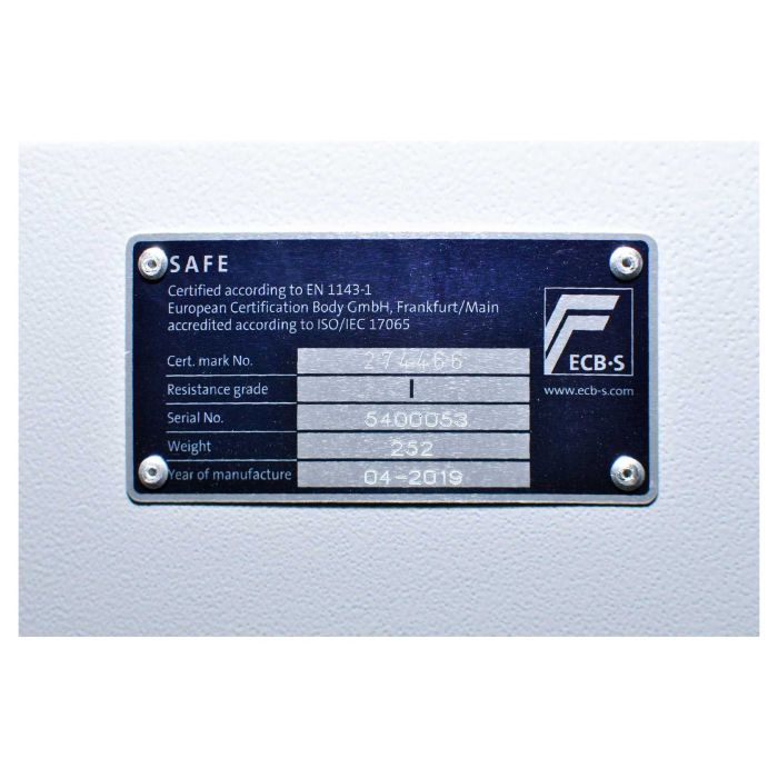 CLE.I.110.K · Зламостійкий сейф 1 класу опору (фото 7)