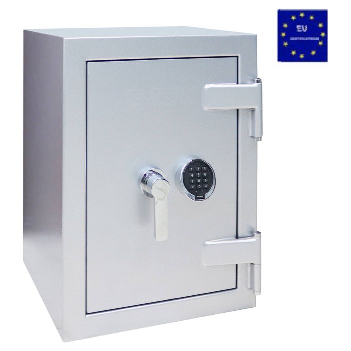 CLE.II.68.E Max Silver · Вогнезламостійкий сейф 2 класу опору (фото 2)