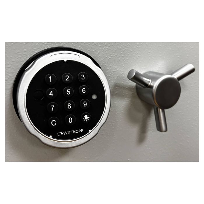 CLE.III.37.E Grey Left Side · Вогнезламостійкий сейф 3 класу опору (фото 7)