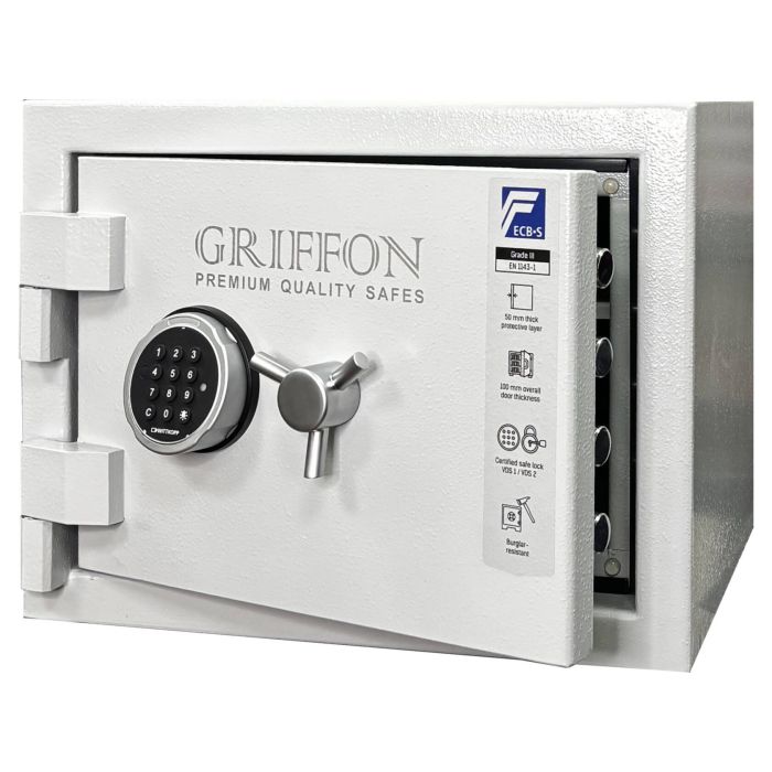 CLE.III.37.E Grey Left Side · Вогнезламостійкий сейф 3 класу опору (фото 1)