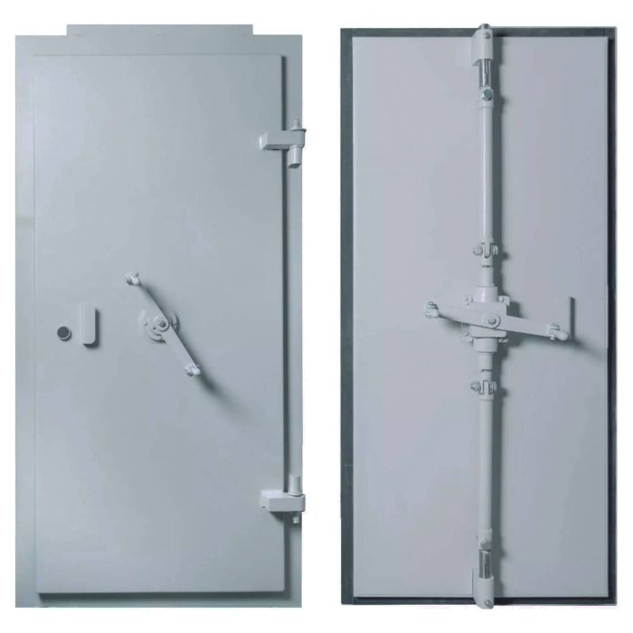 DPH-R 100 кПа · Двері для укриттів герметично-захисні з редуктором (фото 1)