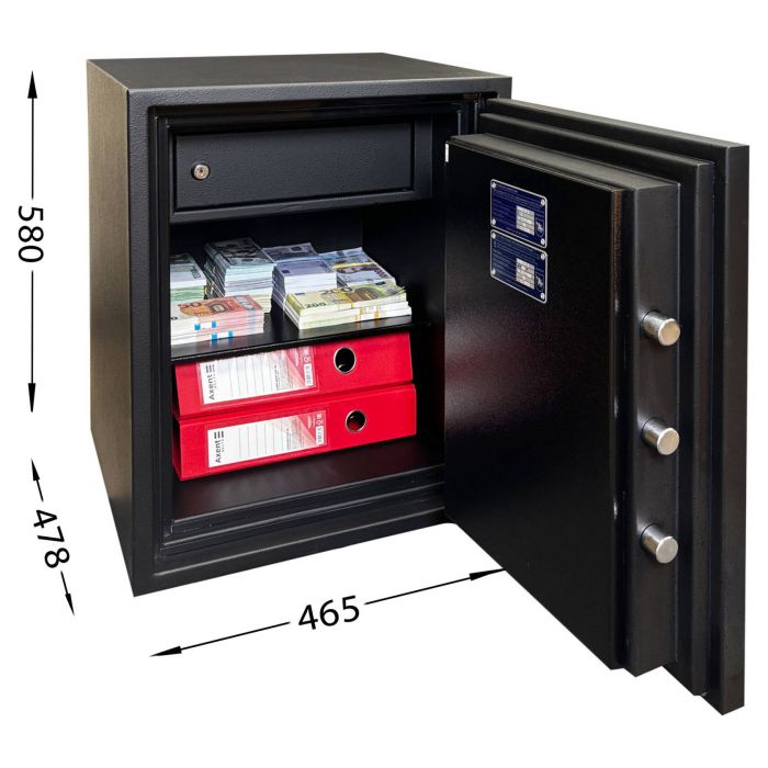 FRS.57.K Black - Сейф вогнестійкий (фото 2)