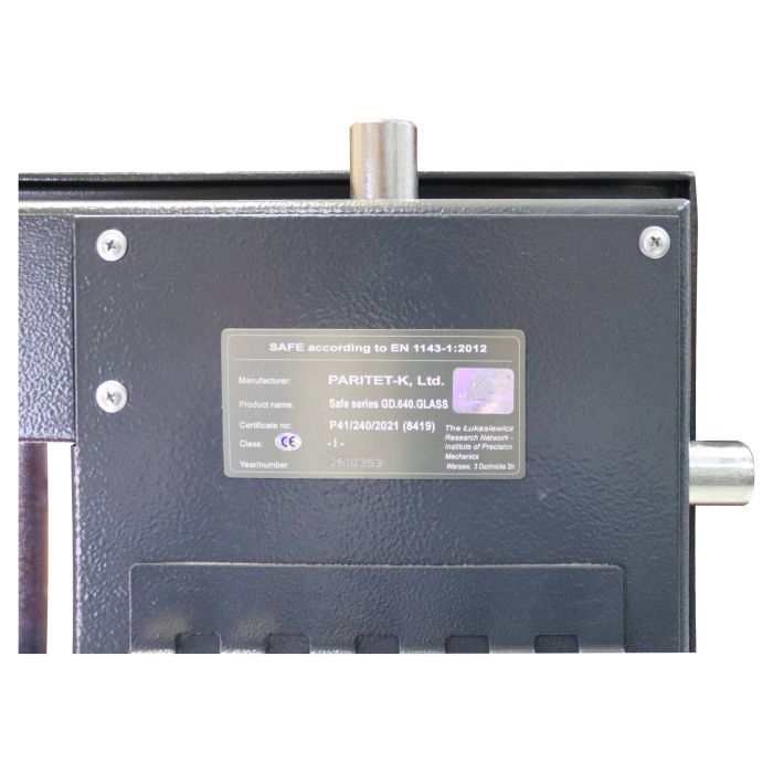 GD.640.E.T GLASS · Сейф для зброї зламостійкий 1 класу опору (фото 6)
