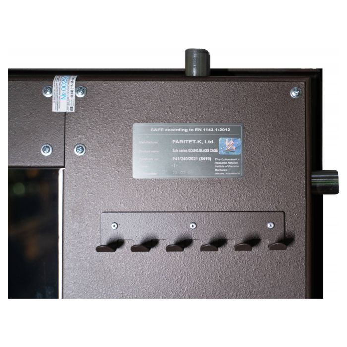 GD.840.E.T Glass Case Brown · Сейф для зброї зламостійкий 1 класу опору (фото 9)