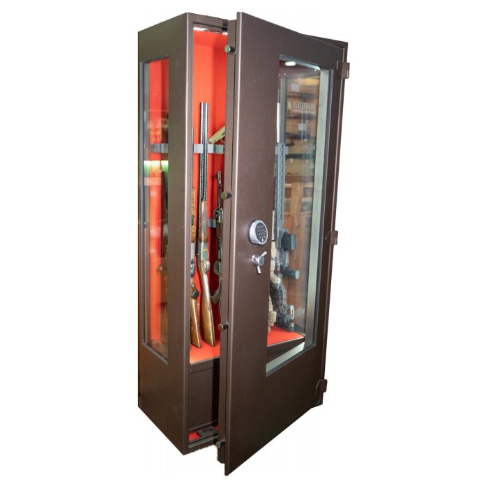 GD.840.E.T Glass Case Brown · Сейф для зброї зламостійкий 1 класу опору (фото 1)