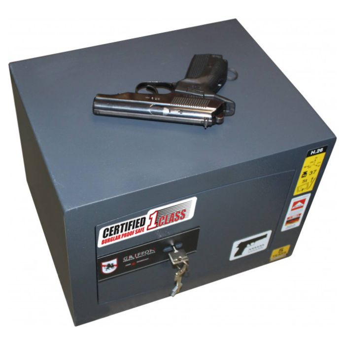 H.26.KP Dark Grey · Ззамостійкий сейф для пістолета · Клас 1 (фото 3)