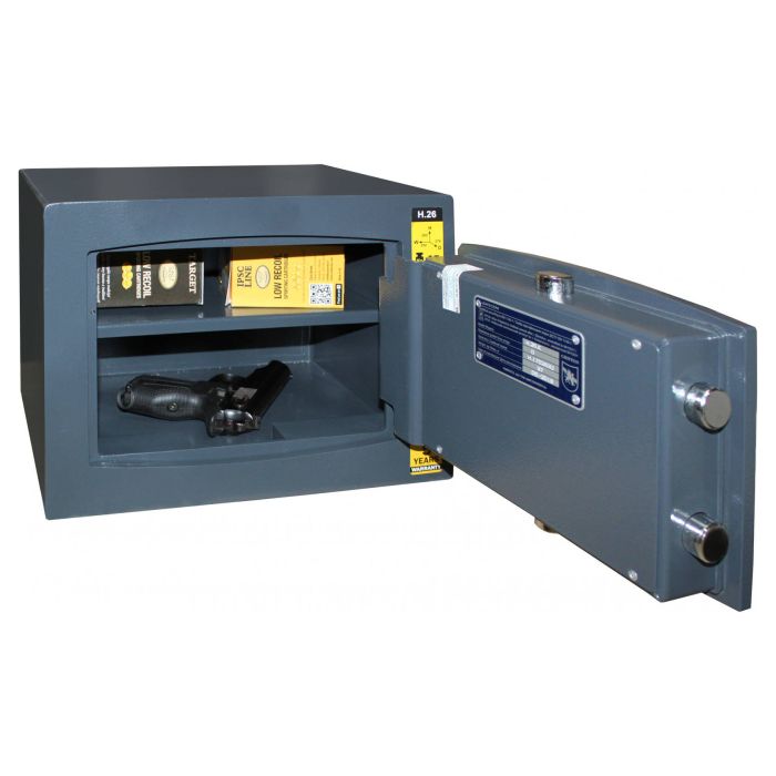 H.20.KP DARK GREY- Зламостійкий сейф для пістолета · Клас 1 (фото 3)