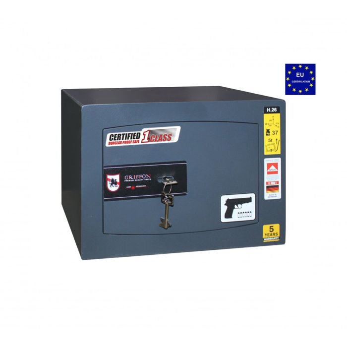 H.20.KP DARK GREY- Зламостійкий сейф для пістолета · Клас 1 (фото 1)