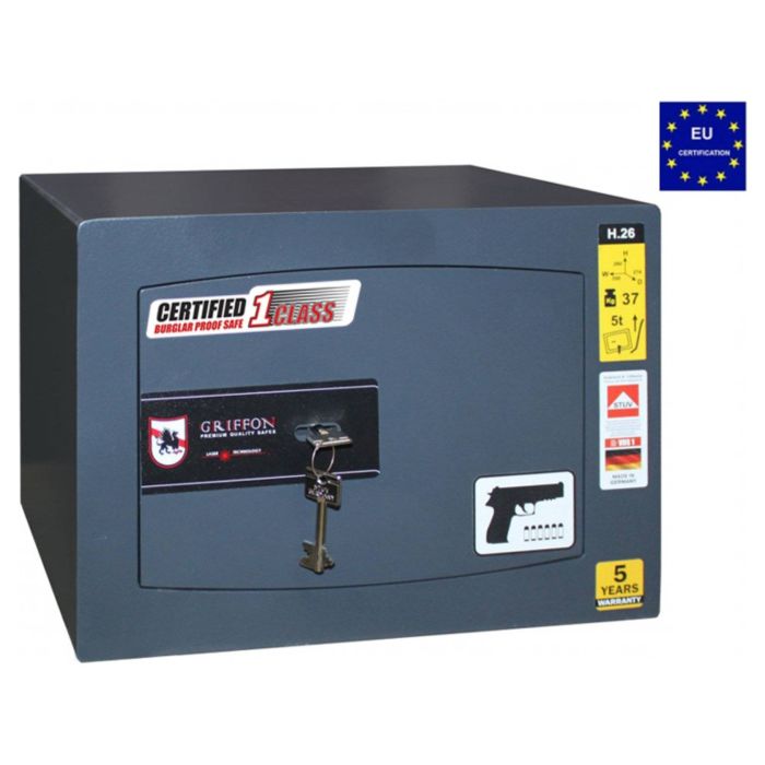 H.26.KP Dark Grey · Ззамостійкий сейф для пістолета · Клас 1 (фото 2)