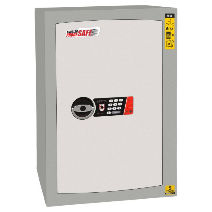 HG.65.E · Зламостійкий офісний сейф для документів 0 класу опору (фото 1)
