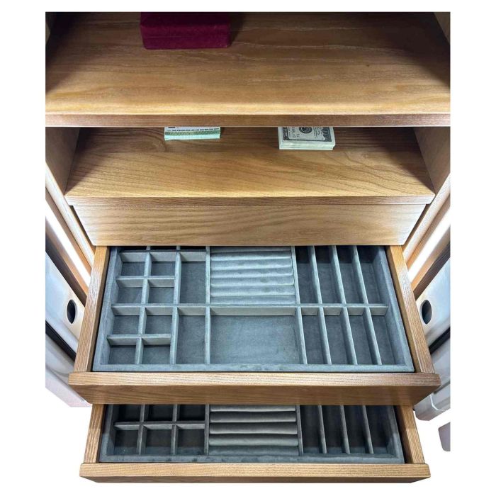 CLE.III.80.E Combi White Gloss – Вогнезламостійкий сейф 3 класу опору (фото 6)