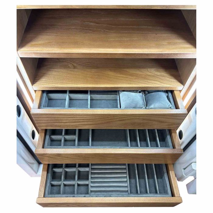 CLE.III.80.E Combi White Gloss – Вогнезламостійкий сейф 3 класу опору (фото 8)