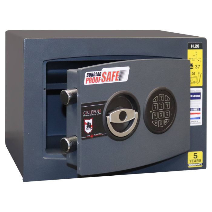 H.26.E Dark Grey · Зламостійкий меблевий сейф · Клас 1 (фото 1)