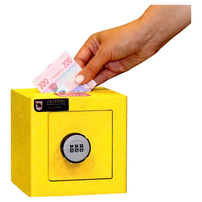 LS.15.C Yellow · Дитячий сейф-скарбничка (фото 5)