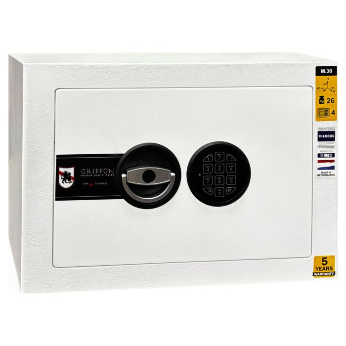 M.30.E WHITE GLOSS · Сейф меблевий для дому класу опору S1 (фото 1)