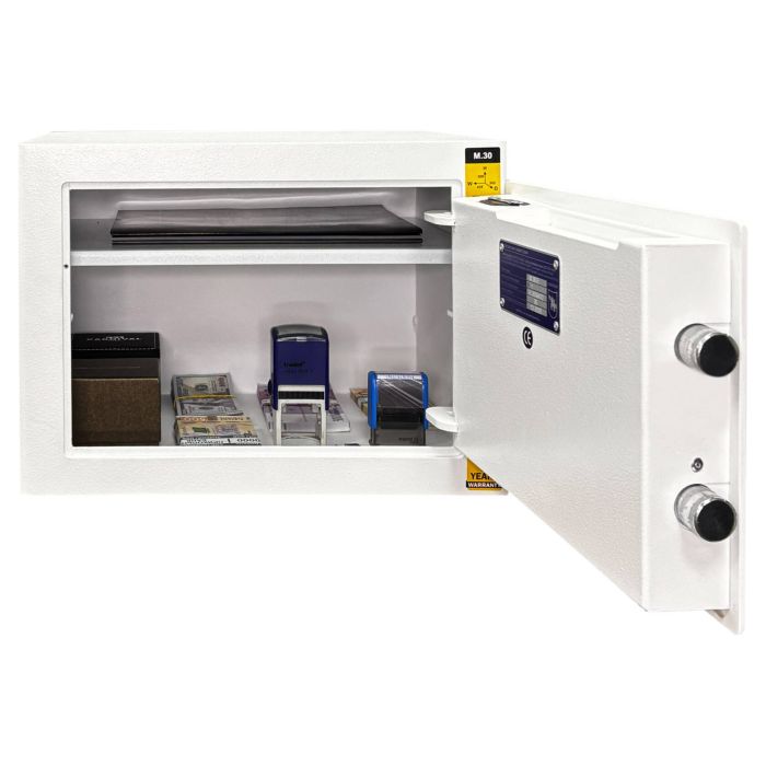 M.30.E WHITE GLOSS · Сейф меблевий для дому класу опору S1 (фото 7)