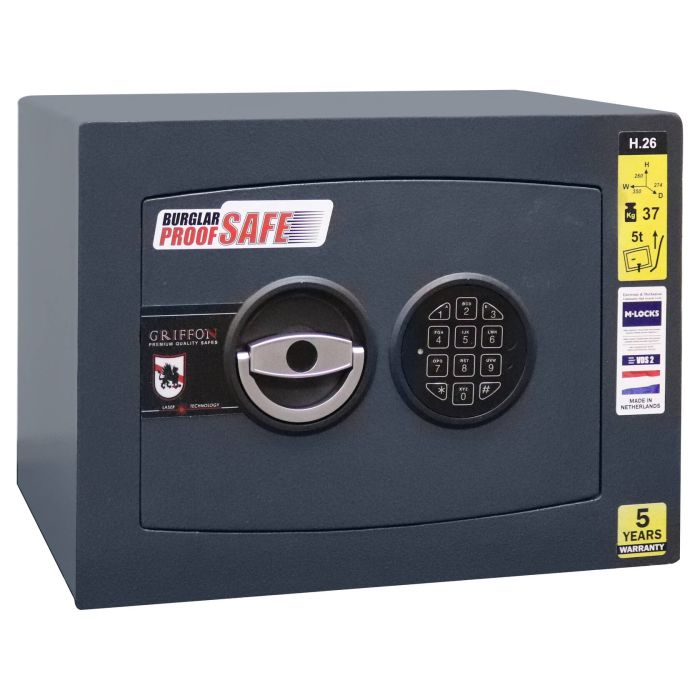 H.26.E Dark Grey · Зламостійкий меблевий сейф · Клас 1 (фото 2)